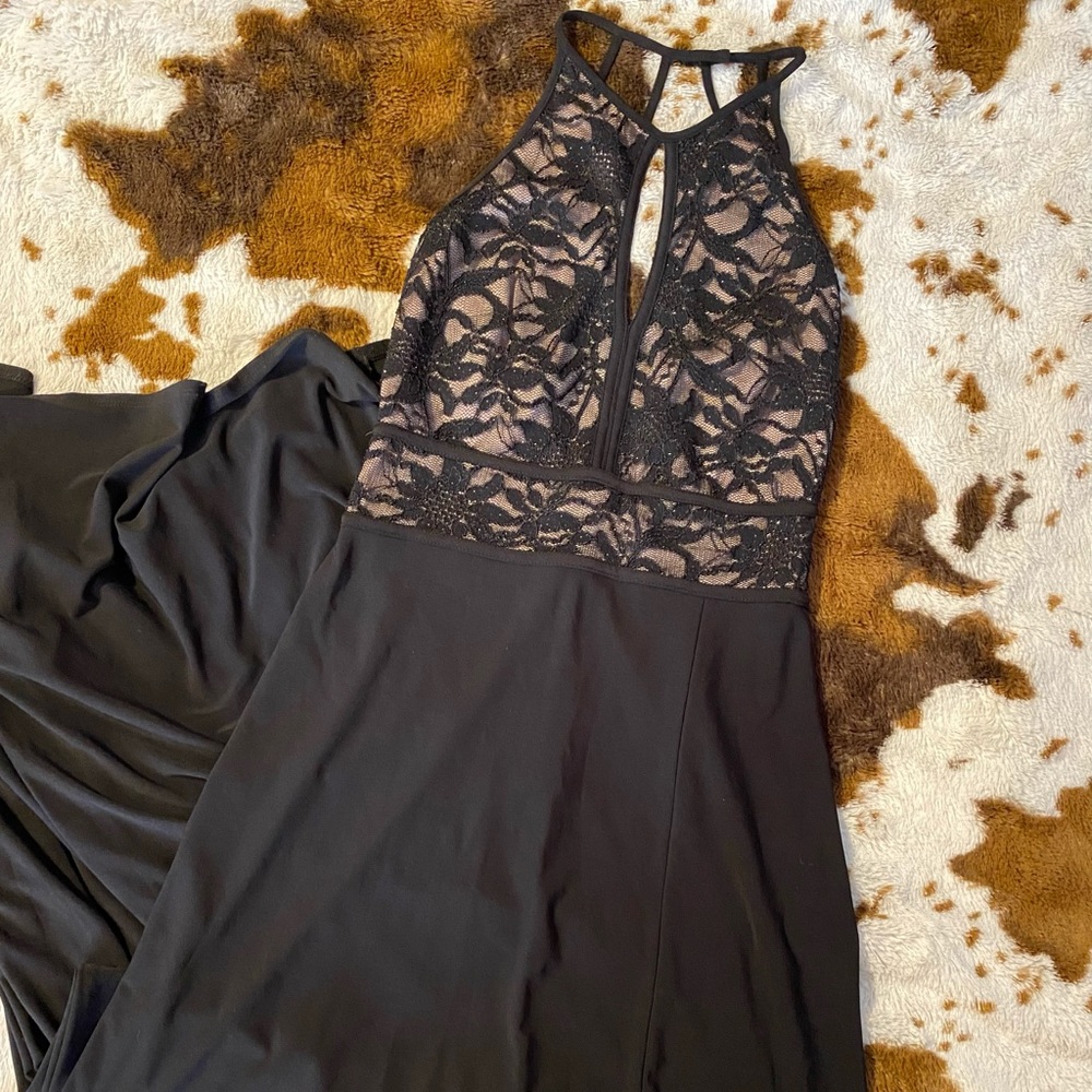 Morgan & Co. Black Formal Maxi Dress